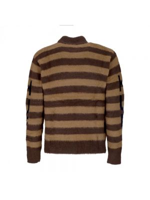 Sweter z okrągłym dekoltem Huf brązowy