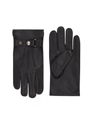 Czarne rękawiczki Armani Exchange