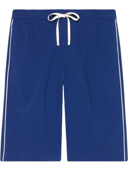Pantalones cortos deportivos Gucci azul