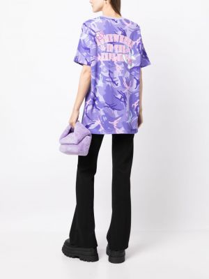 T-shirt avec applique Aape By *a Bathing Ape® violet