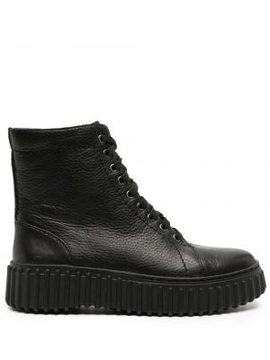 Ankle boots en cuir Clarks noir