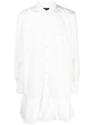 Camicia a punta appuntita baggy Comme Des Garçons Homme Plus bianco