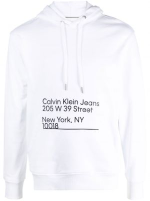 Hoodie Calvin Klein vit