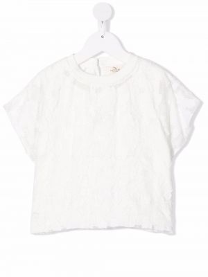 T-shirt a fiori Andorine bianco