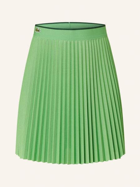 Spódnica plisowana Lacoste zielona