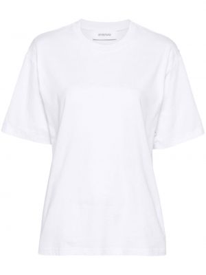 Jersey t-shirt aus baumwoll Sportmax weiß