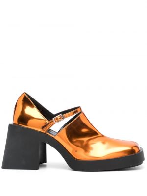 Pantofi cu toc Justine Clenquet portocaliu
