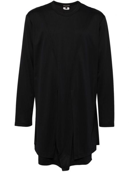 Tricou cu mânecă lungă asimetric Comme Des Garçons negru