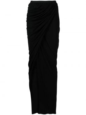 Długa spódnica Rick Owens Lilies - Сzarny
