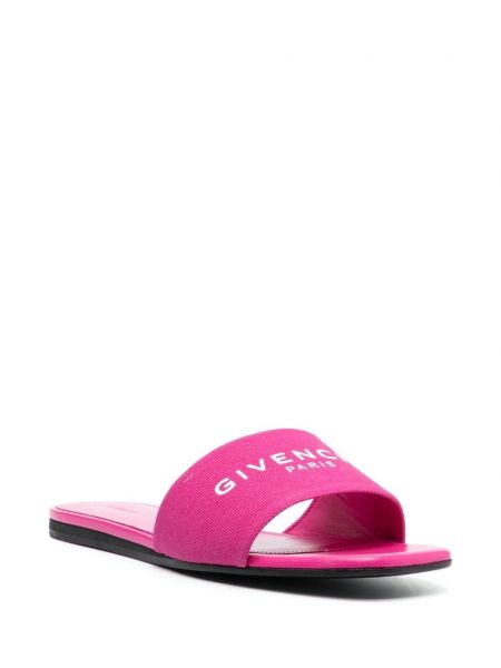 Kokvilnas kurpes ar apdruku Givenchy rozā