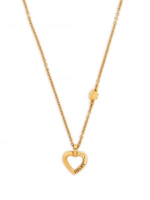 Μενταγιόν με μοτίβο καρδιά Versace χρυσό