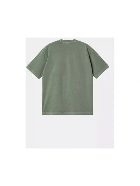 Koszulka bawełniana relaxed fit Carhartt Wip zielona