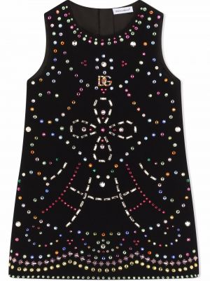 Šaty Dolce & Gabbana Kids - Černá