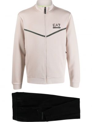 Trykt bomull joggedress Ea7 Emporio Armani