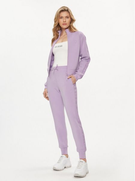 Pantaloni sport Guess violet