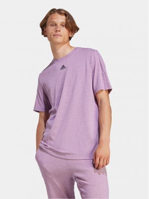 Priliehavé tričko Adidas fialová