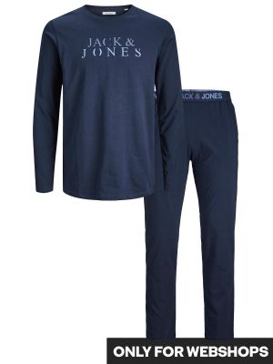Pyžamo Jack & Jones modrá