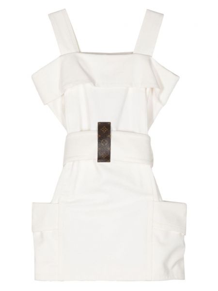 Šaty bez rukávů Louis Vuitton Pre-owned bílé