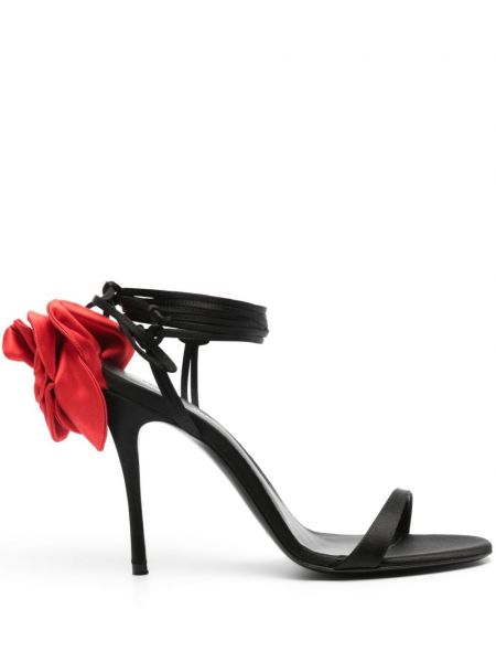 Satenske sandale s cvjetnim printom Magda Butrym
