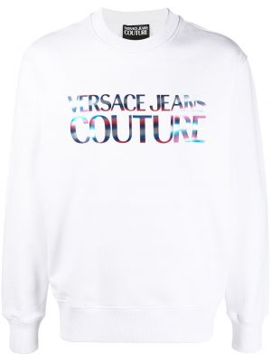 Sudadera con estampado Versace Jeans Couture blanco