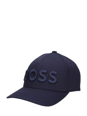 Bavlnená čiapka Boss čierna