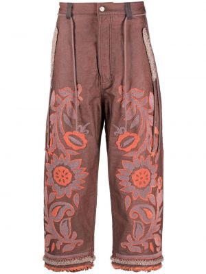 Pantaloni cu model floral Craig Green