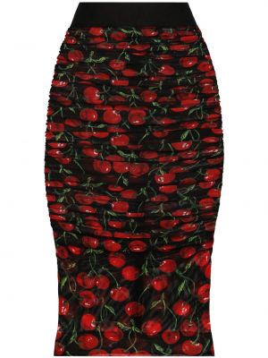 Spódnica ołówkowa z nadrukiem Dolce And Gabbana