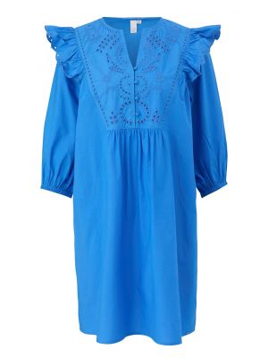 Košeľové šaty Qs By S.oliver modrá