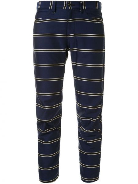 Pantalones a rayas Comme Des Garçons Pre-owned azul