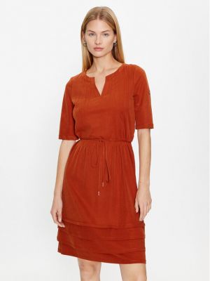Πλεκτή φόρεμα Tatuum πορτοκαλί