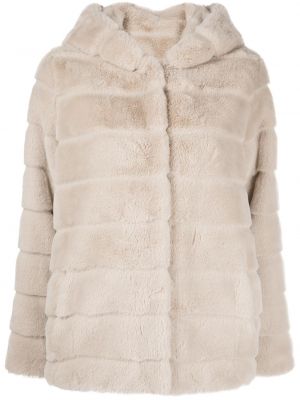 Γυναικεία παλτό με κουκούλα Apparis γκρι