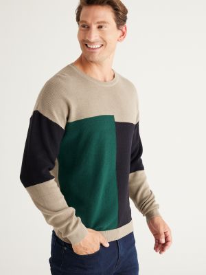 Βαμβακερός πουλόβερ σε φαρδιά γραμμή Ac&co / Altınyıldız Classics