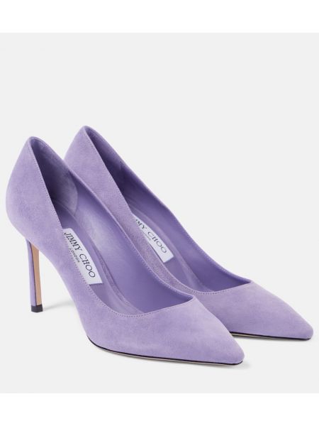 Zamšādas laiviņas Jimmy Choo violets