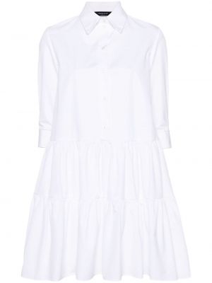 Midi haljina s biserima Fabiana Filippi bijela