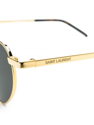 Sluneční brýle se srdcovým vzorem Saint Laurent Eyewear zlaté