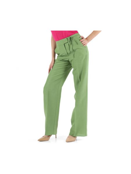Spodnie z wiskozy Pennyblack zielone