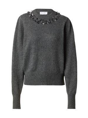 Меланжов пуловер Lindex сиво