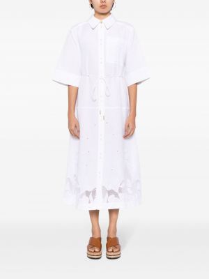 Sukienka koszulowa Aje biała
