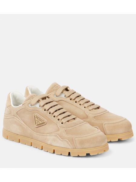 Ruskind sneakers Prada beige