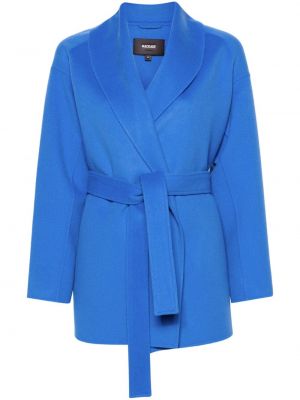Vlnený kabát Mackage modrá