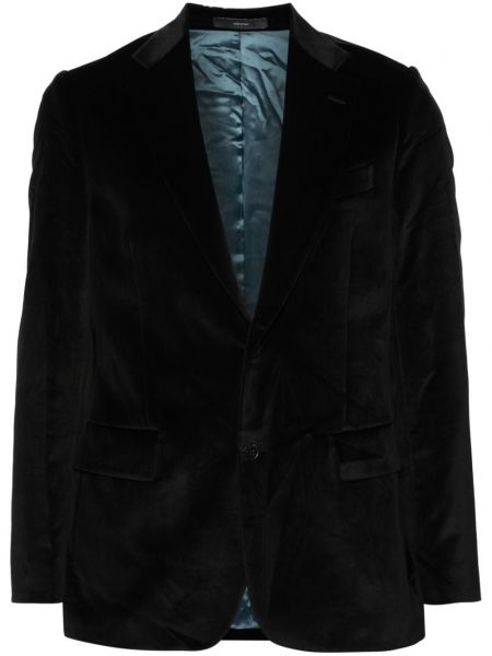 Blazer lung de catifea Paul Smith negru