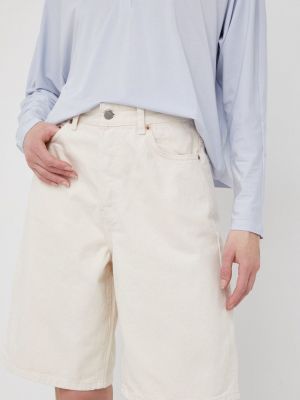 Dr. Denim pantaloni scurti jeans femei, neted, high waist Dr. Denim
