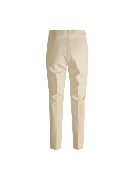 Pantalones de tela jersey elegantes Max Mara beige