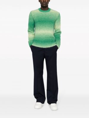 Sweter z alpaki Lacoste zielony