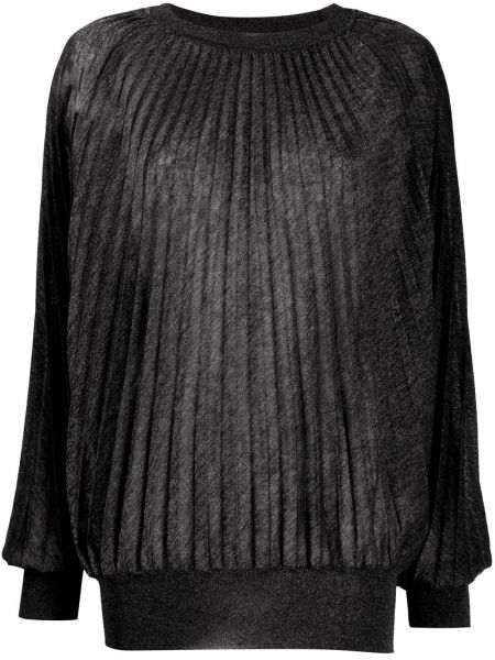 Jersey de tela jersey plisado Marco De Vincenzo negro