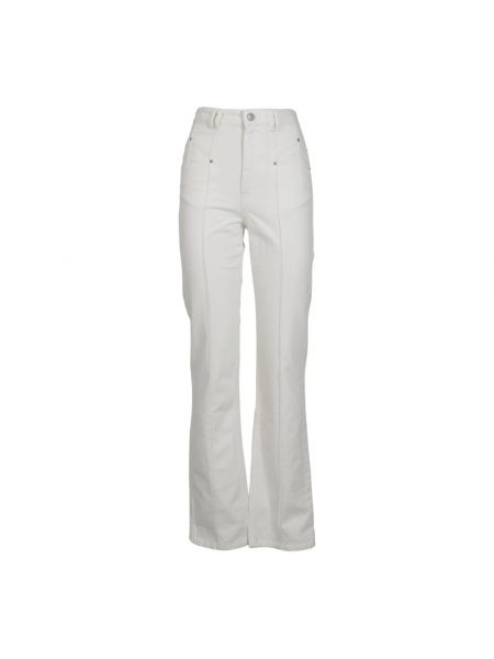 Szerokie spodnie Isabel Marant białe