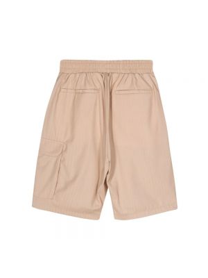 Pantalones cortos a rayas Family First beige