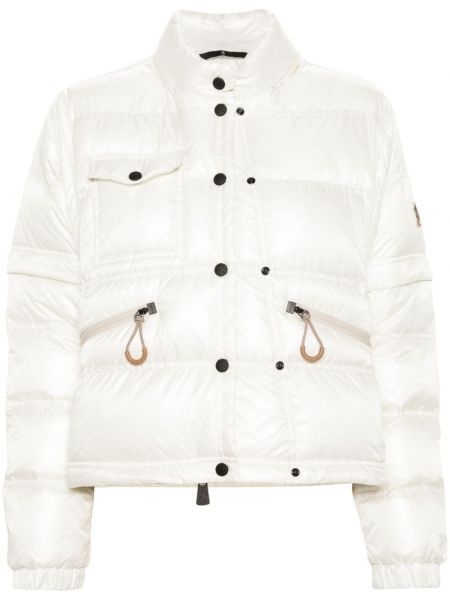 Biała kurtka puchowa Moncler Grenoble