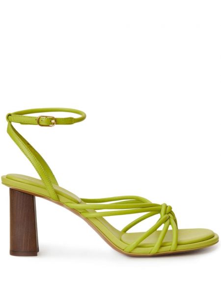 Kožené sandále 12 Storeez zelená