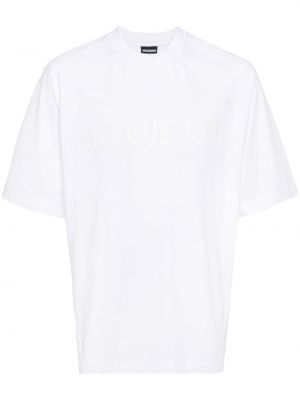 T-krekls ar apdruku Jacquemus balts